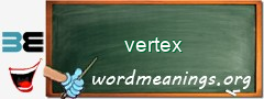 WordMeaning blackboard for vertex